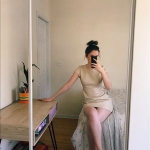 Zara med pleather dress